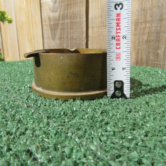 Vintage WW2 WW II Era Trench Art Artillery Shell Ashtray 57mm M23 FA 1944 - Picture 3 of 8